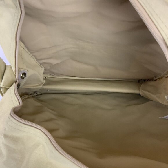 Vintage American Express Vacations Beige Canvas Messenger Tote Bag Carry-On - Picture 6 of 6